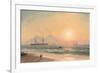 Watching Ships at Sunset-Ivan Konstantinovich Aivazovsky-Framed Giclee Print