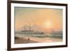 Watching Ships at Sunset-Ivan Konstantinovich Aivazovsky-Framed Giclee Print