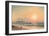 Watching Ships at Sunset-Ivan Konstantinovich Aivazovsky-Framed Giclee Print