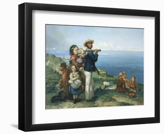 Watching Ships-Jane Maria Bowkett-Framed Giclee Print