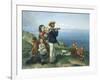 Watching Ships-Jane Maria Bowkett-Framed Giclee Print