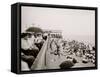 Watching the Bathers, Asbury Park, N.J.-null-Framed Stretched Canvas