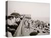 Watching the Bathers, Asbury Park, N.J.-null-Stretched Canvas