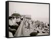 Watching the Bathers, Asbury Park, N.J.-null-Framed Stretched Canvas