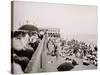 Watching the Bathers, Asbury Park, N.J.-null-Stretched Canvas