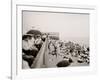 Watching the Bathers, Asbury Park, N.J.-null-Framed Photo