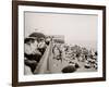 Watching the Bathers, Asbury Park, N.J.-null-Framed Photo