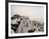 Watching the Bathers, Asbury Park, N.J.-null-Framed Photo