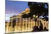 Watching the Bellagio Fountains at Dusk, the Strip, Las Vegas, Nevada, Usa-Eleanor Scriven-Mounted Photographic Print