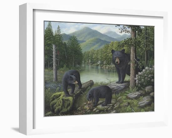 Watching the Cubs Play-Robert Wavra-Framed Giclee Print