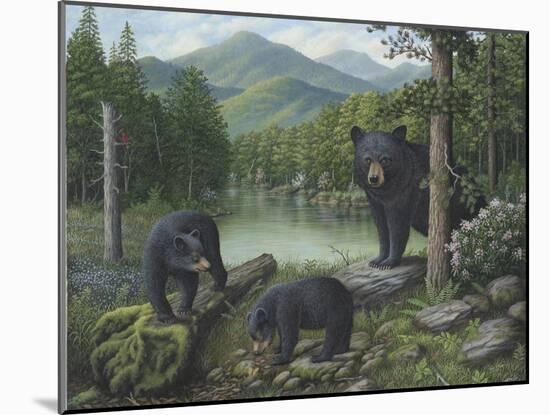 Watching the Cubs Play-Robert Wavra-Mounted Giclee Print