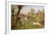 Watching the Ducks, 1890-Thomas James Lloyd-Framed Giclee Print