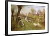 Watching the Ducks, 1890-Thomas James Lloyd-Framed Giclee Print