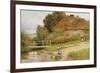 Watching the Ducks-Arthur Claude Strachan-Framed Giclee Print