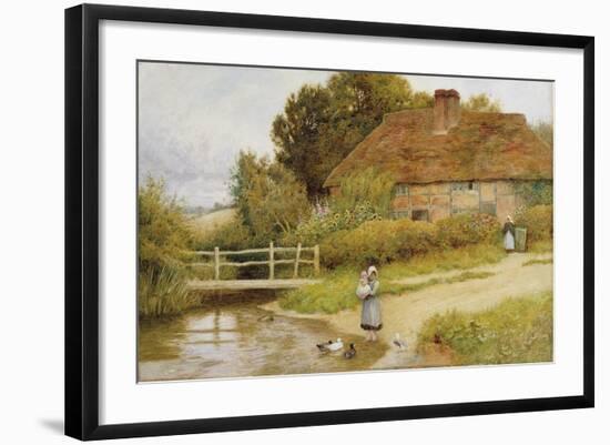 Watching the Ducks-Arthur Claude Strachan-Framed Giclee Print