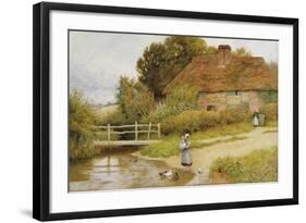 Watching the Ducks-Arthur Claude Strachan-Framed Giclee Print