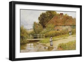 Watching the Ducks-Arthur Claude Strachan-Framed Giclee Print