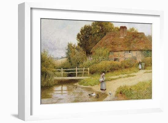 Watching the Ducks-Arthur Claude Strachan-Framed Giclee Print