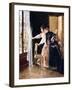 Watching the Fiance Pass By, 1886-Alfred Emile Léopold Stevens-Framed Giclee Print