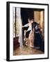 Watching the Fiance Pass By, 1886-Alfred Emile Léopold Stevens-Framed Giclee Print