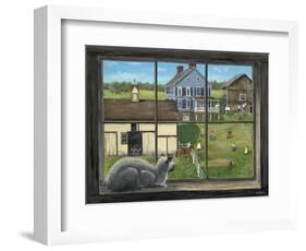 Watching the Game-Bob Fair-Framed Giclee Print