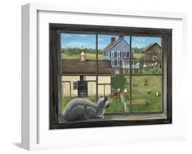 Watching the Game-Bob Fair-Framed Giclee Print