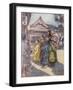 Watching the Play-Mortimer Ludington Menpes-Framed Giclee Print