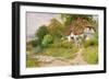 Watching the Sheep-Arthur Claude Strachan-Framed Premium Giclee Print