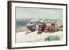 Watching the Ships, Gloucester, 1875-Winslow Homer-Framed Giclee Print