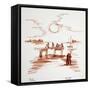 Watching the sunset in Key West, Florida, USA-Richard Lawrence-Framed Stretched Canvas