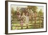 Watching the Train, 1881-John George Brown-Framed Giclee Print