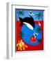 Watching the whales play with the blondes, 2001,(oil on linen)-Cristina Rodriguez-Framed Premium Giclee Print