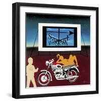 Watching Where We're Going-Kc Haxton-Framed Art Print