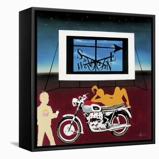 Watching Where We're Going-Kc Haxton-Framed Stretched Canvas