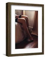 Watching You-Sebastian Black-Framed Photo