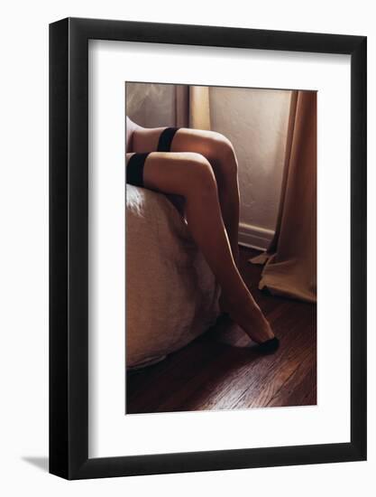 Watching You-Sebastian Black-Framed Photo