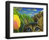 Watching-Chris Miles-Framed Art Print