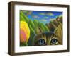 Watching-Chris Miles-Framed Art Print