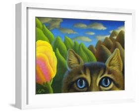 Watching-Chris Miles-Framed Art Print