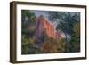 Watchman and Fall Frame, Zion Southwest Utah-Vincent James-Framed Photographic Print