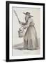 Watchman, (C1640), Cries of London, (C1819)-John Thomas Smith-Framed Giclee Print