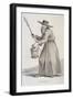 Watchman, (C1640), Cries of London, (C1819)-John Thomas Smith-Framed Giclee Print