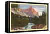 Watchman, Zion National Park, Utah-null-Framed Stretched Canvas