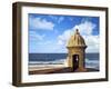 Watchtower, Fort San Felipe Del Morro, San Juan, Puerto Rico, USA, Caribbean-Miva Stock-Framed Premium Photographic Print