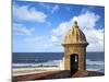 Watchtower, Fort San Felipe Del Morro, San Juan, Puerto Rico, USA, Caribbean-Miva Stock-Mounted Photographic Print