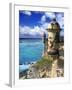 Watchtower, Fort San Felipe Del Morro, San Juan, Puerto Rico, USA, Caribbean-Miva Stock-Framed Premium Photographic Print