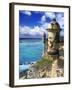 Watchtower, Fort San Felipe Del Morro, San Juan, Puerto Rico, USA, Caribbean-Miva Stock-Framed Premium Photographic Print