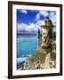 Watchtower, Fort San Felipe Del Morro, San Juan, Puerto Rico, USA, Caribbean-Miva Stock-Framed Photographic Print