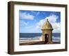 Watchtower, Fort San Felipe Del Morro, San Juan, Puerto Rico, USA, Caribbean-Miva Stock-Framed Photographic Print