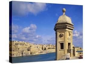 Watchtower, La Gardiola, Senglea, Malta-Guy Thouvenin-Stretched Canvas